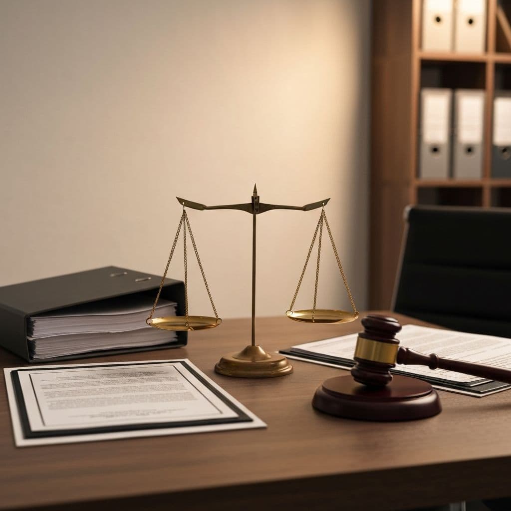 Scales of justice representing fair and transparent legal processes